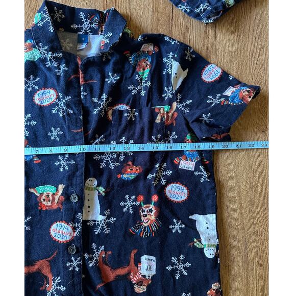 Old Navy Holiday Doggy Patterned Pajama Set Size Small - Picture 7 of 8